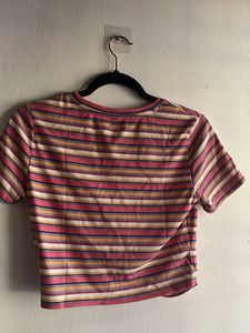 Striped Crop Top