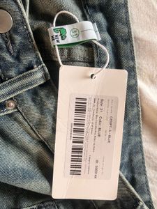 Vintage Blue Mid Rise Wide Leg Jeans