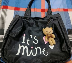 NFI essentials Polyester Printed Tote Bag for Women with Zipper, Casual Handbag Shopping, Tote Grocery Portable Bag Eco-friendly Hobo Bag, Travel, Work, Beach, Office, College