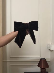 H&amp;M Velvet Bow Hair Clip