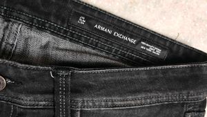 Armani Exchange premium Denim Men's Black Wash Jea