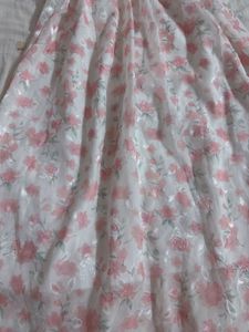 Chic Floral Print Puff Sleeve Dress