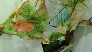 Bohemian Floral Print Sheer Top