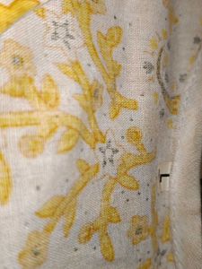 Yellow Paisley Print Kurta