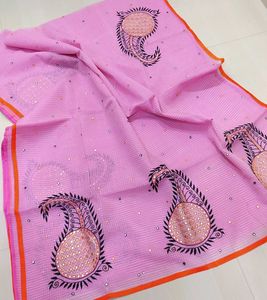 Brand New Elegant Resham Kota Hand Embroidered Sar