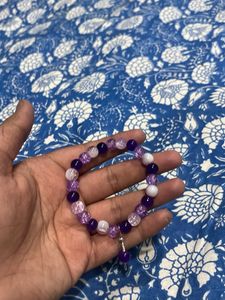 Purple Beaded Bracelet