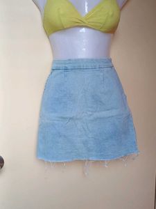 forever 21Denim Mini Skirt