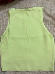 Zara Knit Tank Top - Lime