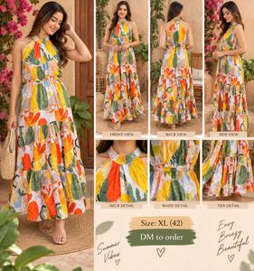 Boho Floral Maxi Dress