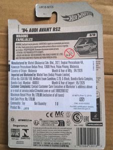 HOTWHEELS 94 AUDI AVANT RS2