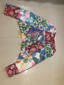 Boho Patchwork Floral Harem Pants