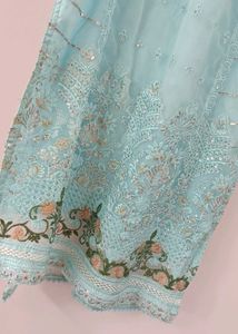 Elegant Pakistani Embroidered Suit Set