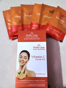 Vedic Line Vitamin C Facial Kit With Aloe Vera, Tu