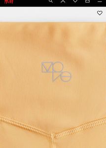 H&amp;M sports hotpants with drymove and pocket detail
