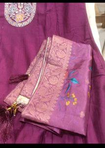 Elegant Purple Kurta Set with Dupatta