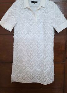 Banana Republic White Lace Dress