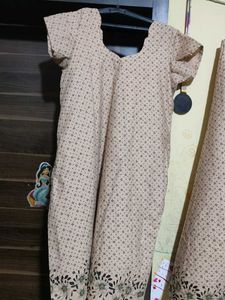 Designer Cotton Kurta and Palazzo Set