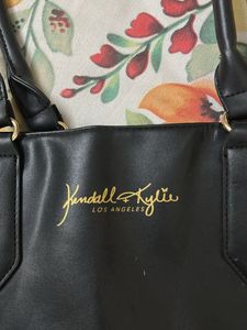 Kendall + Kylie Black Tote Bag