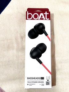 boAt Bassheads 211 Earphones With Box
