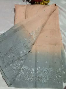 Elegant Ombre Saree with blouse