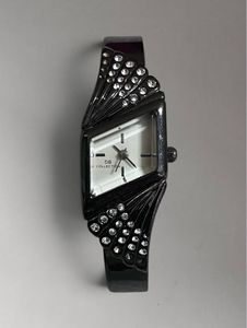 Elegant Rhinestone Bangle Watch