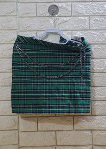 Zara Plaid Mini/Pencil Skirt