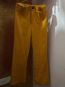 Mustard Yellow Flare Pants