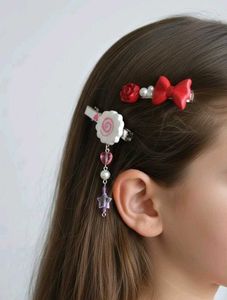 PRICE DROP 🎀 Kawaii Hair Clips 🍥