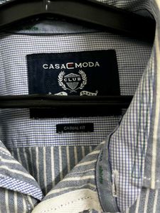 Men's Striped Button-Down Shirt