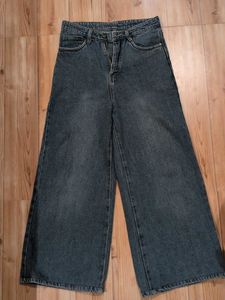 Wide Leg Denim Jeans