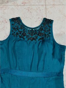 Elegant Teal Ethnic Gown never wear
