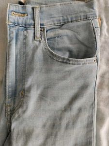 Light Wash High Waisted Skinny Jeans