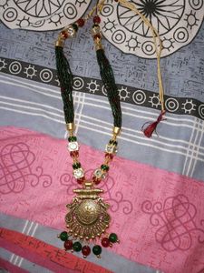Ethnic Necklace and Earrings Set