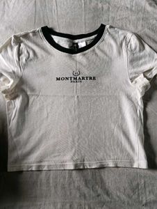 White Montmartre Paris Graphic T-Shirt