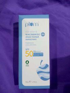 Plum Rice Water & Niacinamide Sheer-Tinted Sunscre
