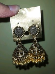 Gold Earrings, Party Earrings