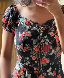 Black Floral Dress