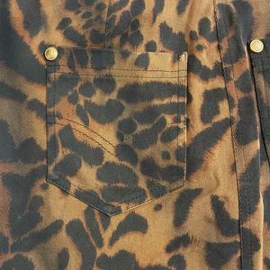 1992 Gianni Versace Leopard Print Skirt