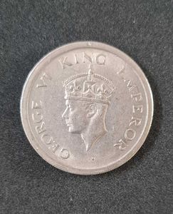 Original 1 Rupee Coin of 1947