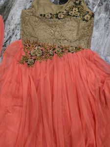 Elegant Peach Lehenga Choli Set