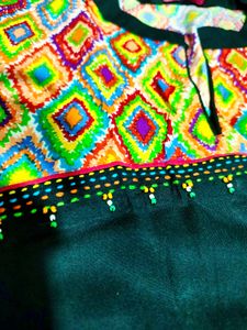 Colorful Geometric Print Kurta