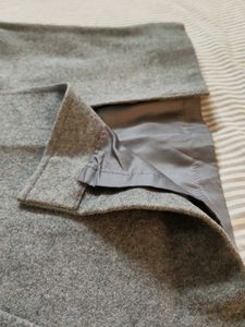 Gray Pencil Skirt