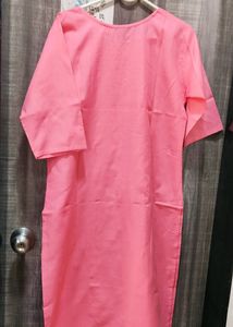 Strawberry Smoothie Pink Kurta For Women