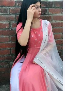 Elegant Pink Kurta with Dupatta