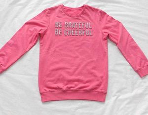 Pink Graphic Sweatshirt
