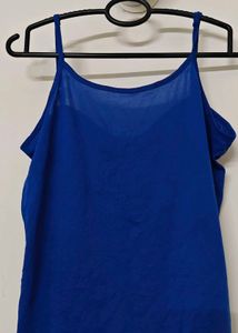 Vibrant Blue Spaghetti Strap Top