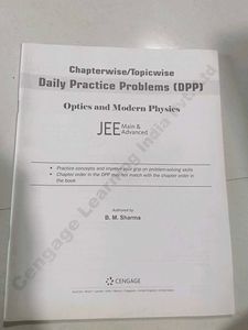 JEE Optics & Modern Physics DPP Book
