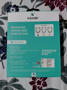 Kraze Emirates Neckband BT109 Earphones
