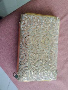 Sparkling Embellished Clutch Bag