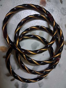 Colorful Twisted Bangles Set